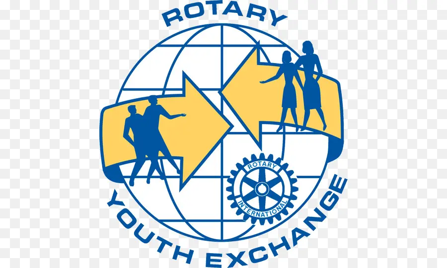 Logo De L'échange De Jeunes Du Rotary，Organisation PNG