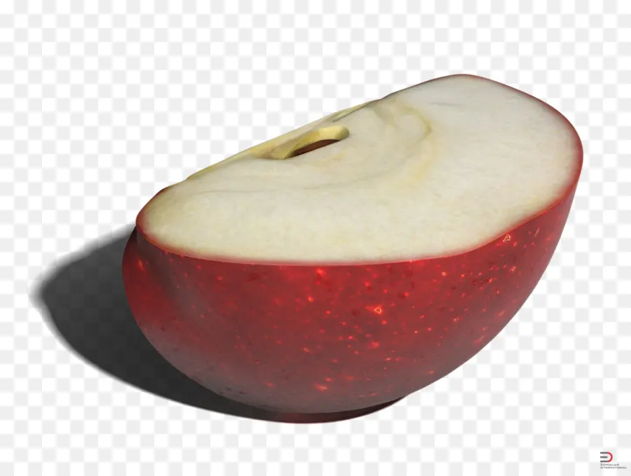 Tranche De Pomme，Rouge PNG