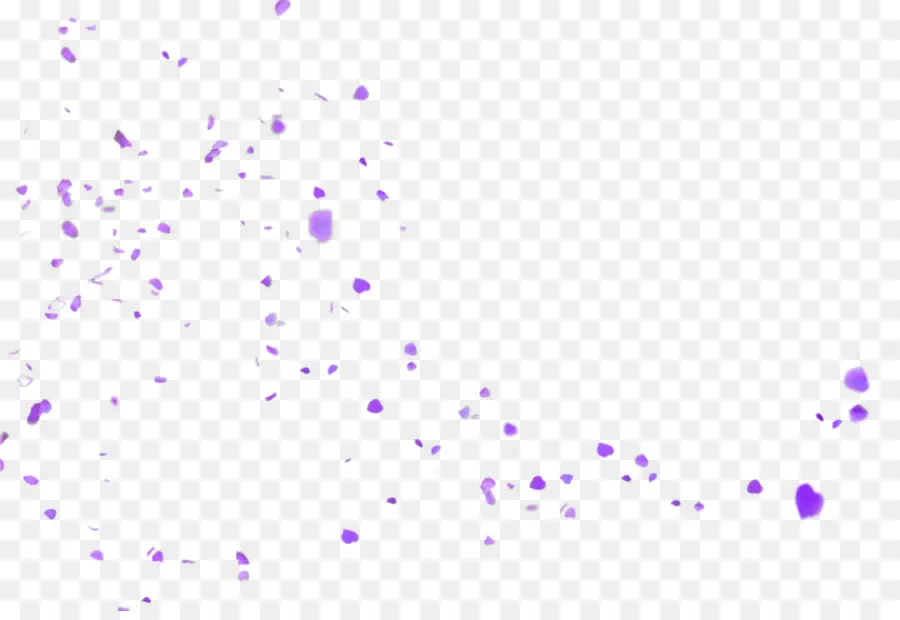 Confettis Violets，Célébration PNG