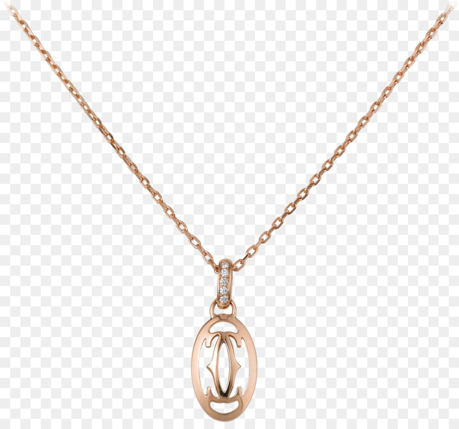 Collier En Or Rose，Pendentif PNG