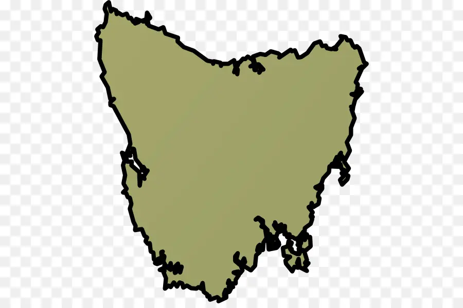 Carte De La Tasmanie，Australie PNG