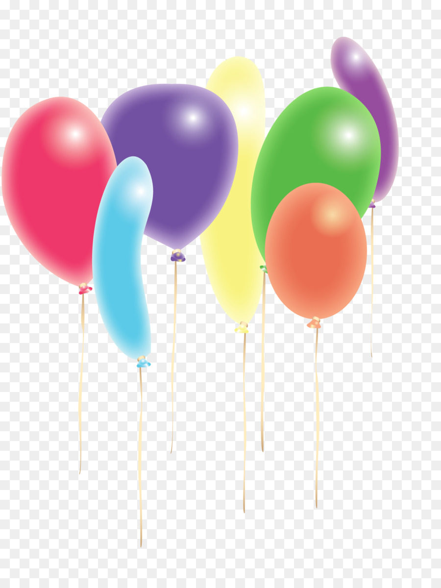 Ballons Colorés，Célébration PNG