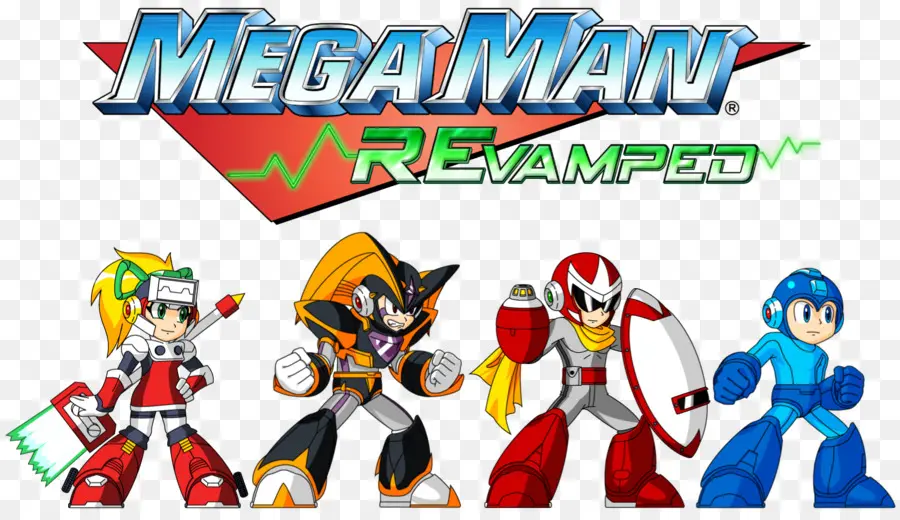 Personnages De Mega Man，Jeu PNG