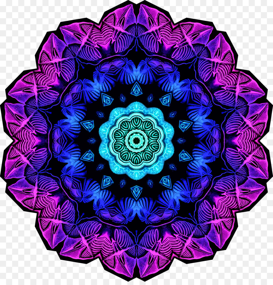 Mandalas，Coloré PNG