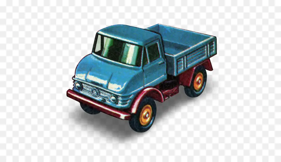 Camion Jouet Bleu，Miniature PNG