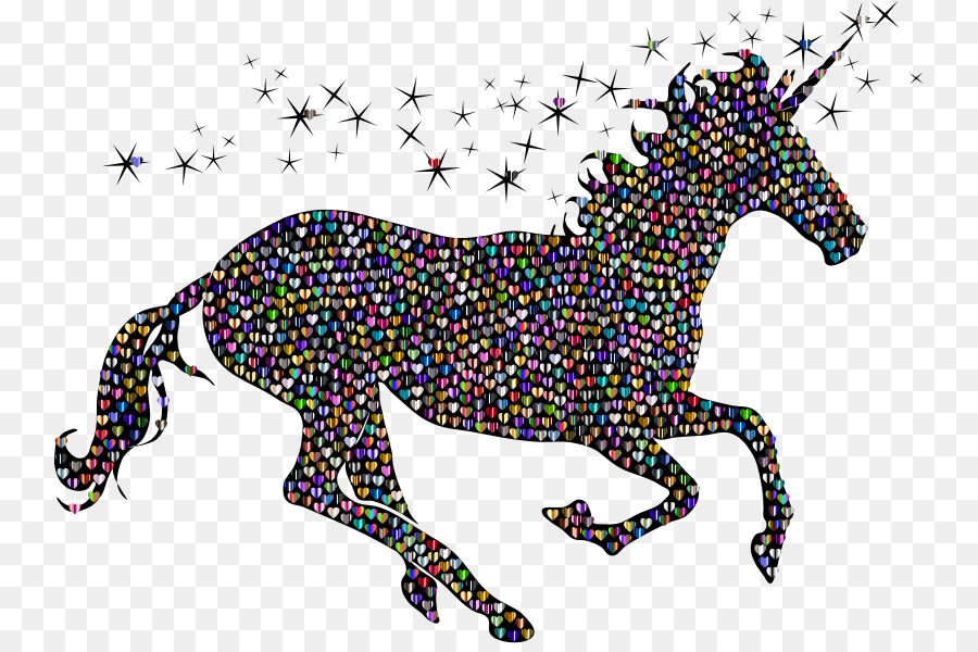 Silhouette De Licorne，Mythique PNG