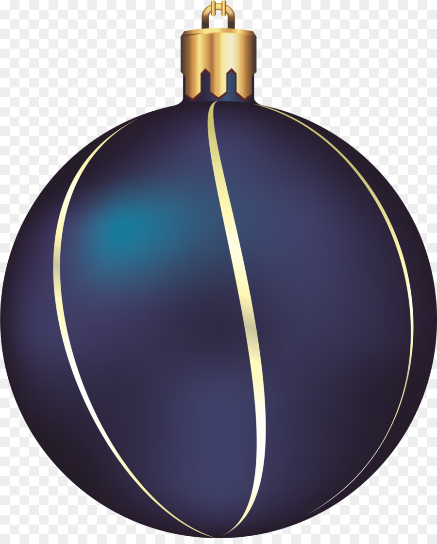 Ornement Bleu，Noël PNG