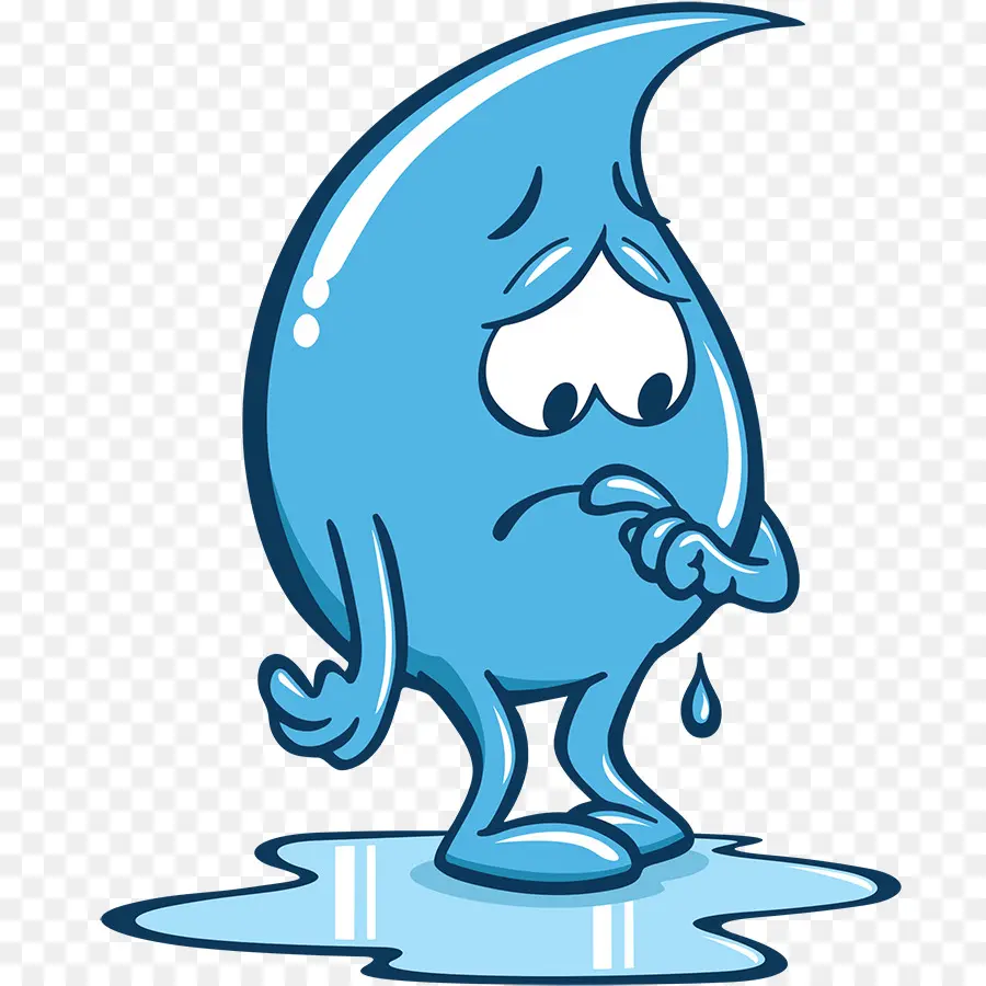 Triste Goutte D'eau，Eau PNG