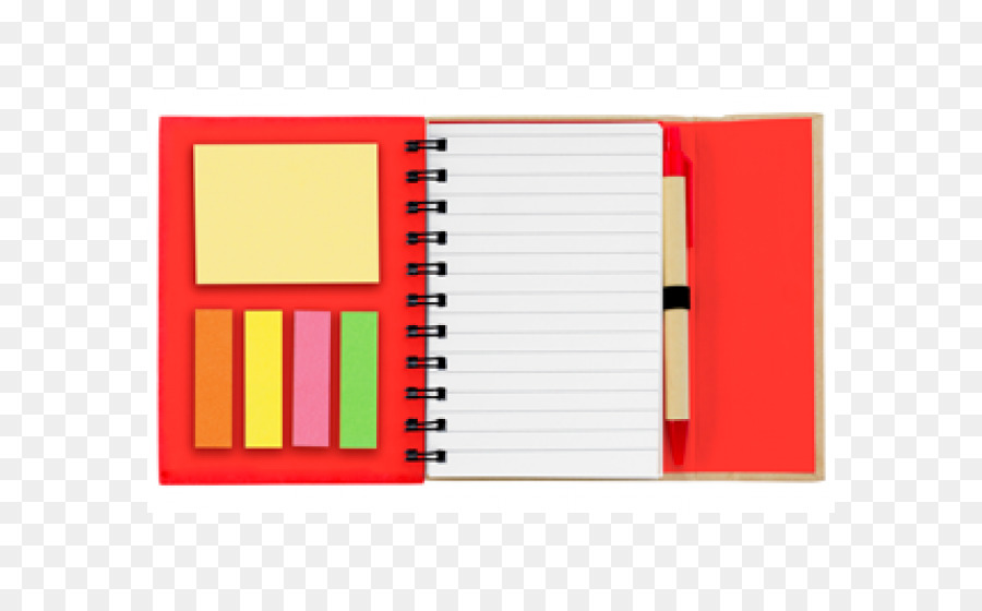 Carnet Avec Notes Autocollantes，En écrivant PNG