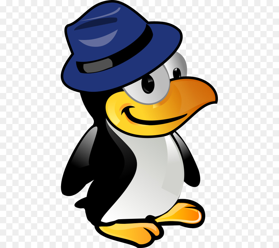 Pingouin Avec Chapeau，Mignon PNG