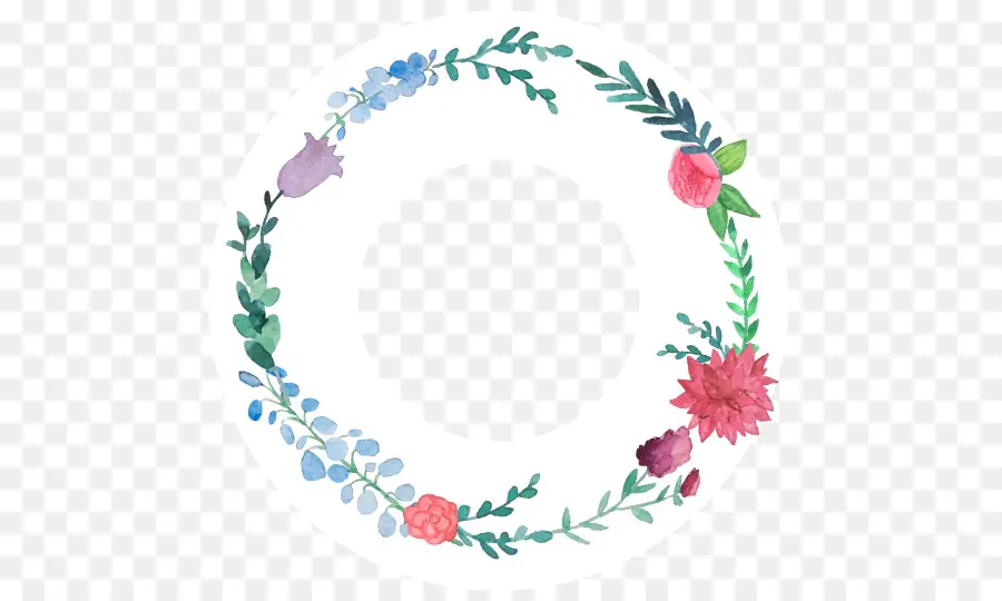 Couronne Florale，Fleurs PNG