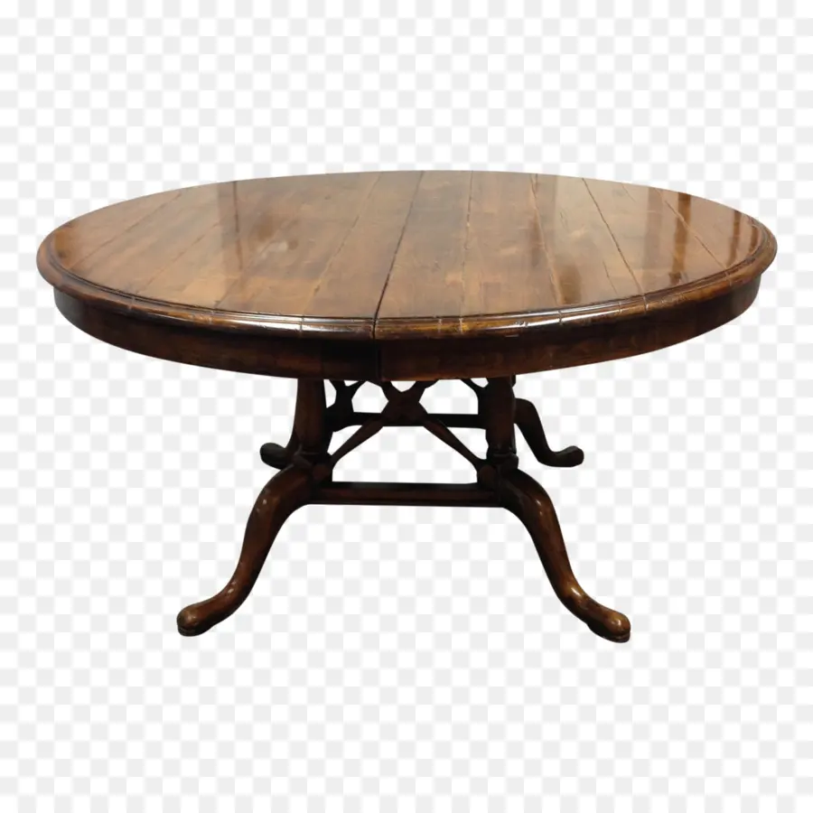 Table Ronde，En Bois PNG