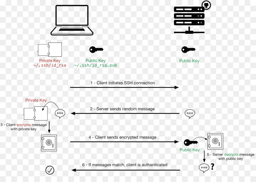 Schéma De Connexion Ssh，Réseau PNG