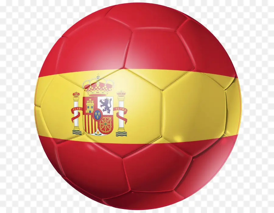 Ballon De Football Drapeau Espagnol，Football PNG