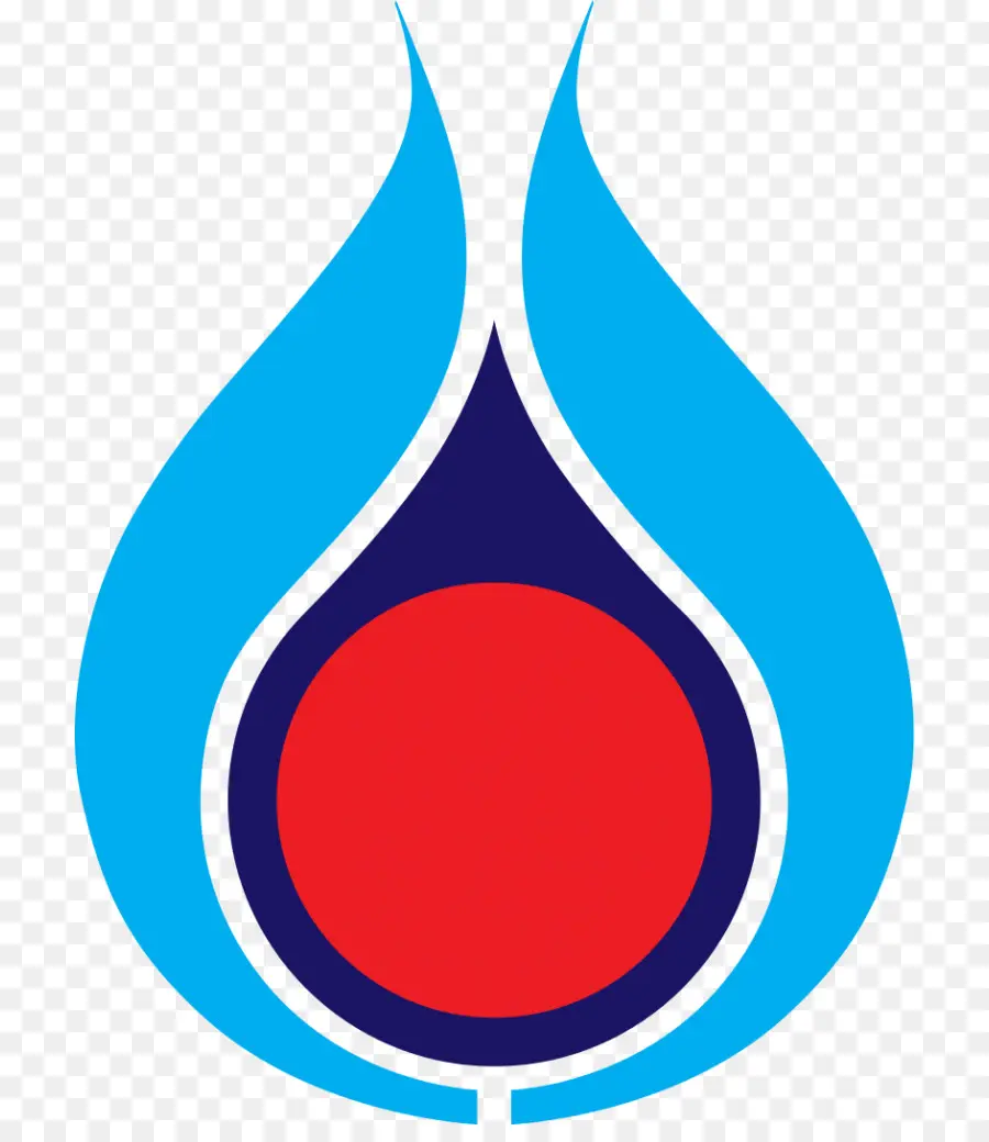 Logo De Flamme Bleue Et Rouge，Symbole PNG