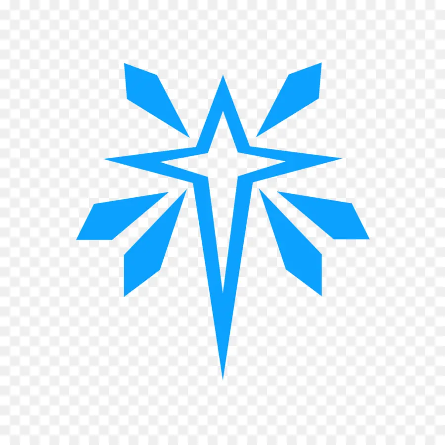 Flocon De Neige Bleu，Hiver PNG