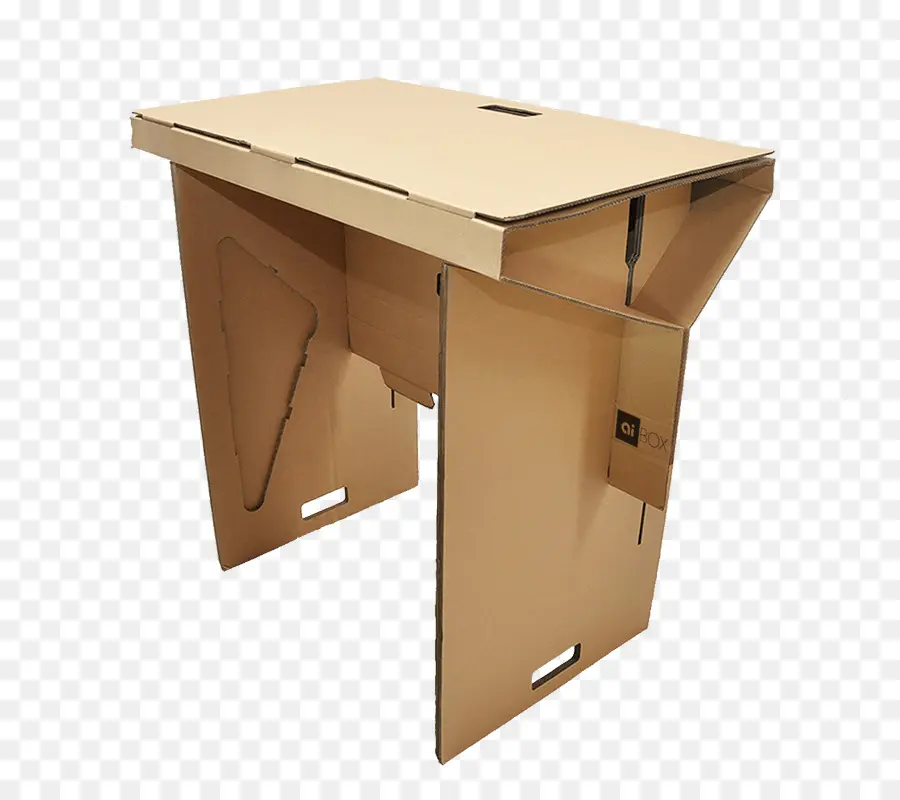 Bureau En Carton，Pliable PNG