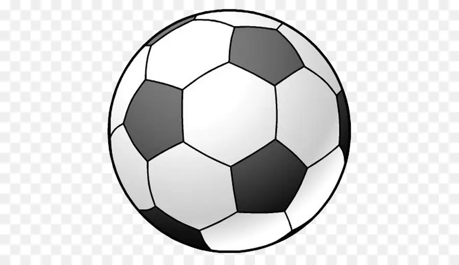 Ballon De Football，Noir Et Blanc PNG