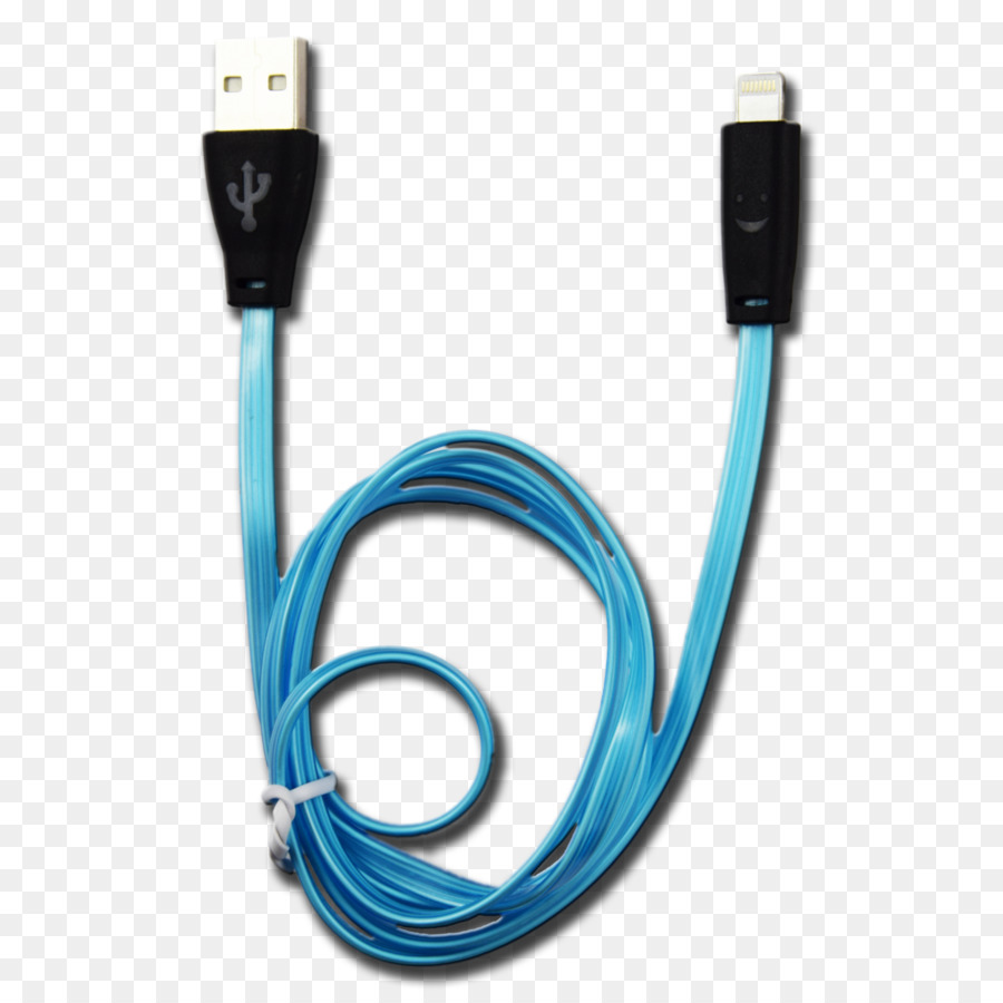 Câble Usb Bleu，Connecteur PNG