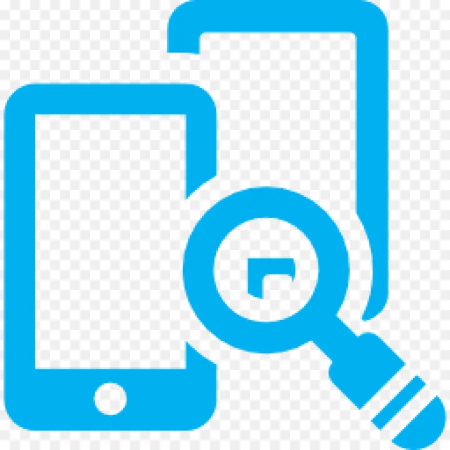 Icône De Recherche De Téléphone Portable，Loupe PNG