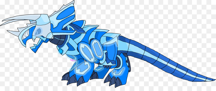 Dinosaure Robotique Bleu，Robot PNG