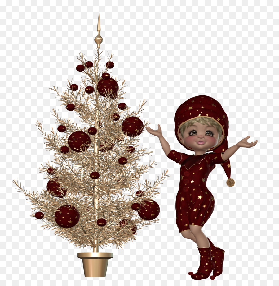 Arbre De Noël，Noël Elf PNG