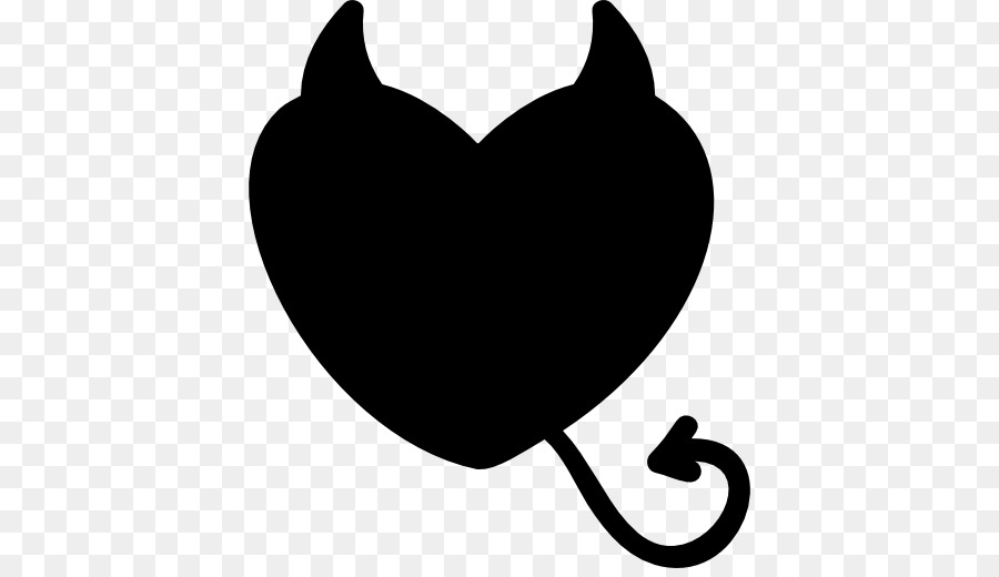 Coeur Du Diable，Noir PNG