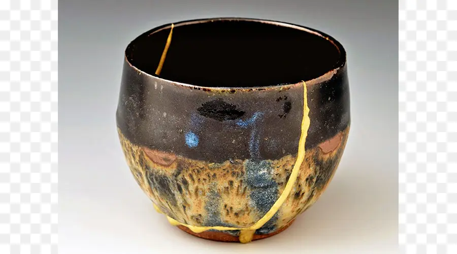 Bol En Céramique，Kintsugi PNG