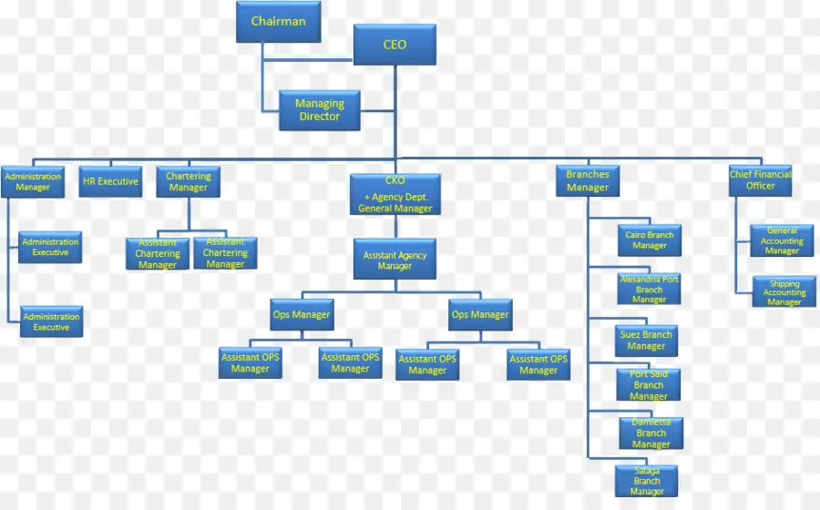 Organigramme，Structure PNG