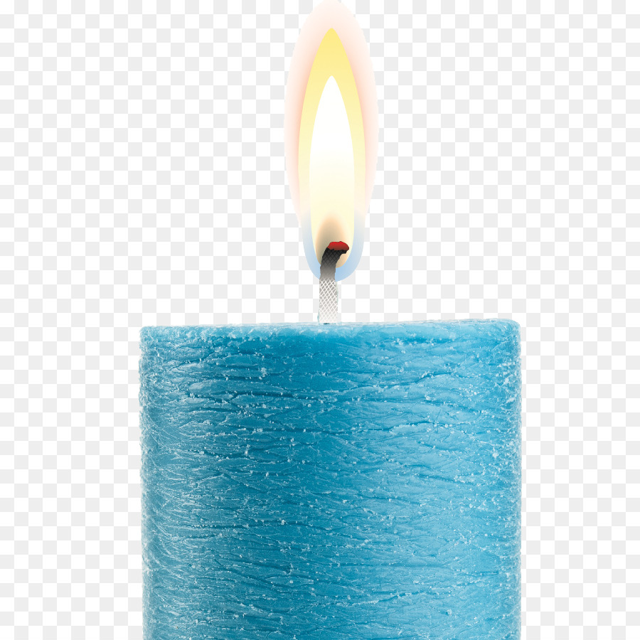 Bougie Bleue，Flamme PNG