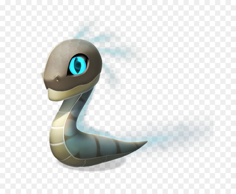 Serpent De Dessin Animé，Yeux Bleus PNG