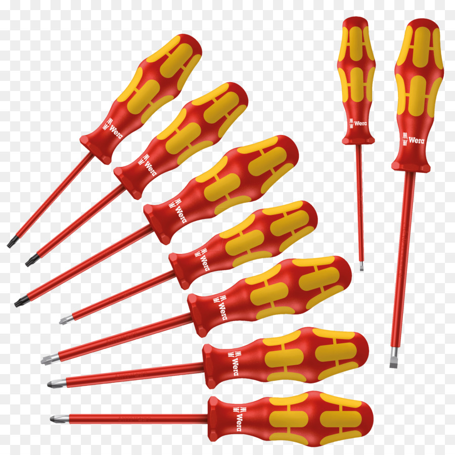 Tournevis Rouge Et Jaune，Outils à Main PNG