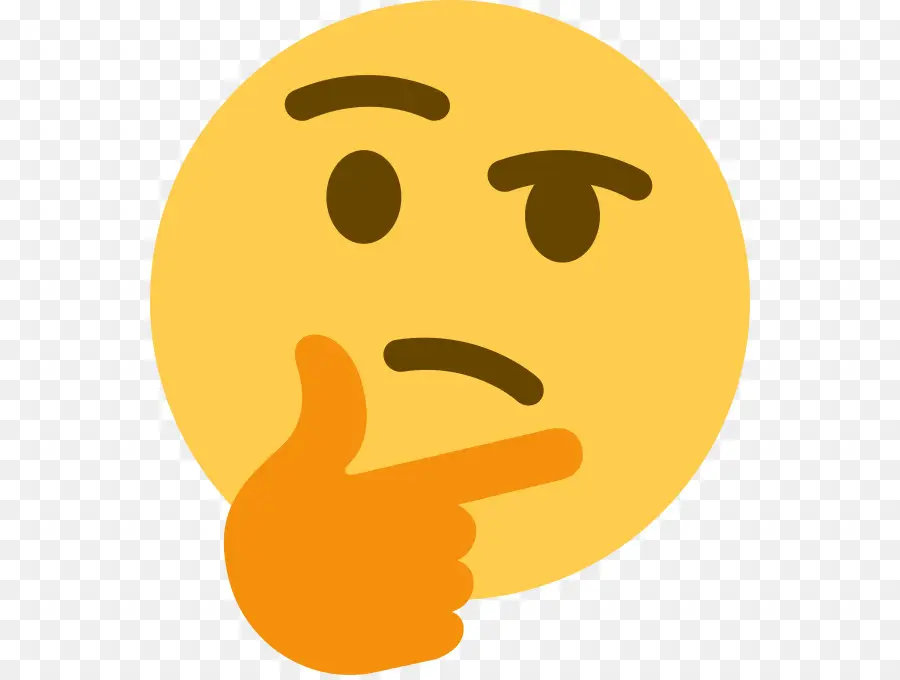 Emoji Pensant，Affronter PNG