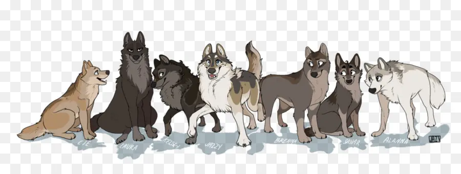 Loups De Dessin Animé，Loups PNG