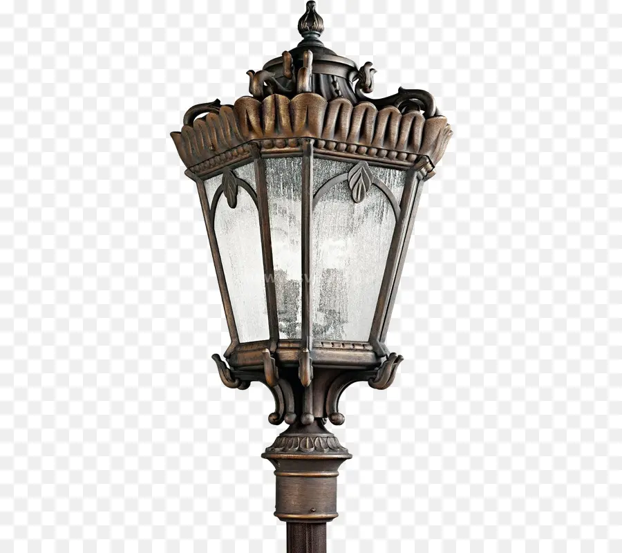 Lampadaire Vintage，Bronze PNG