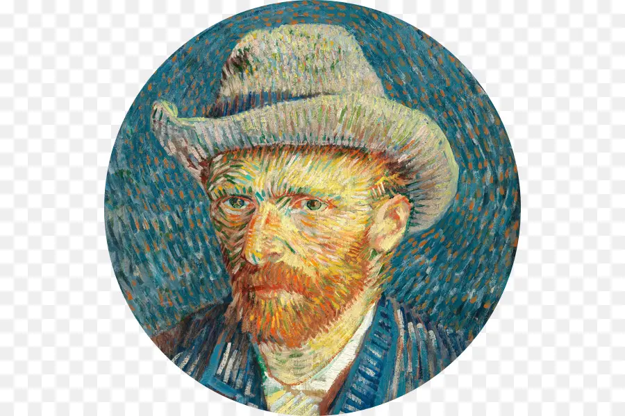 Portrait De Van Gogh，Peinture PNG