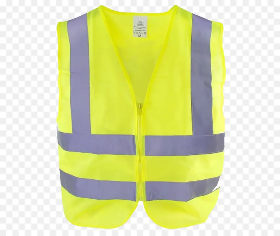 Gilet De Sécurité Jaune，Réfléchissant PNG