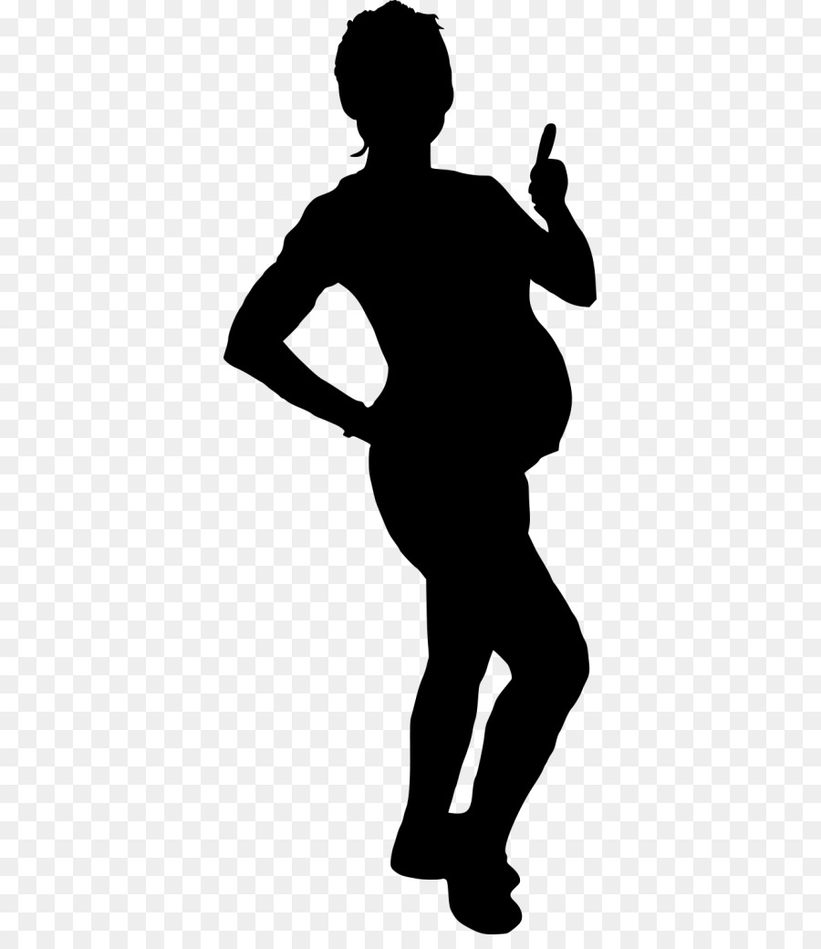 Silhouette De Femme Enceinte，Grossesse PNG