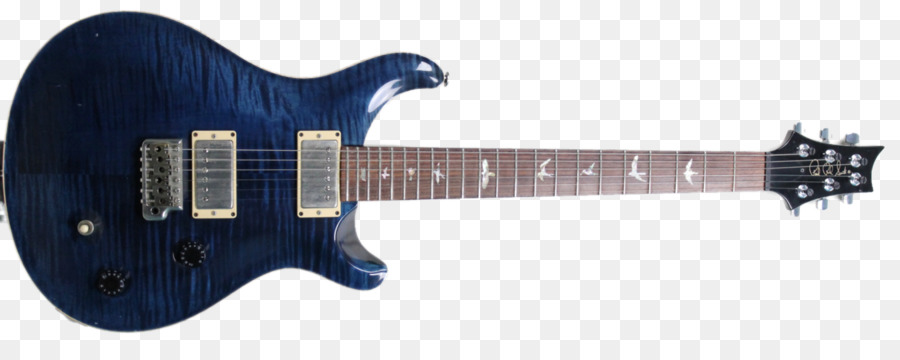 Guitare électrique Bleue，Cordes PNG