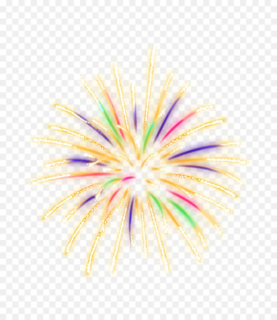 Feu D'artifice，Coloré PNG