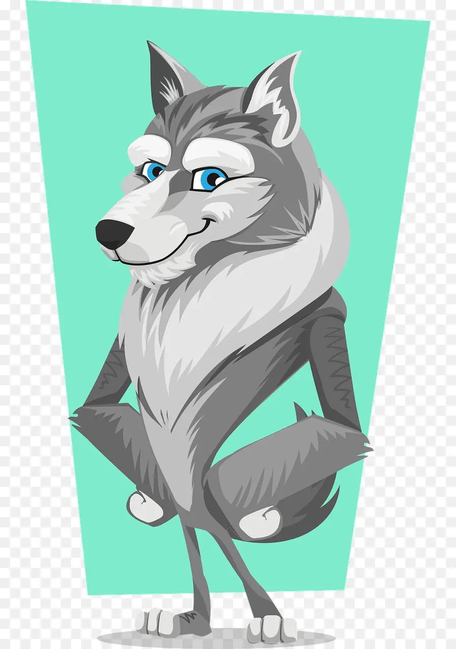 Loup De Dessin Animé，Animal PNG