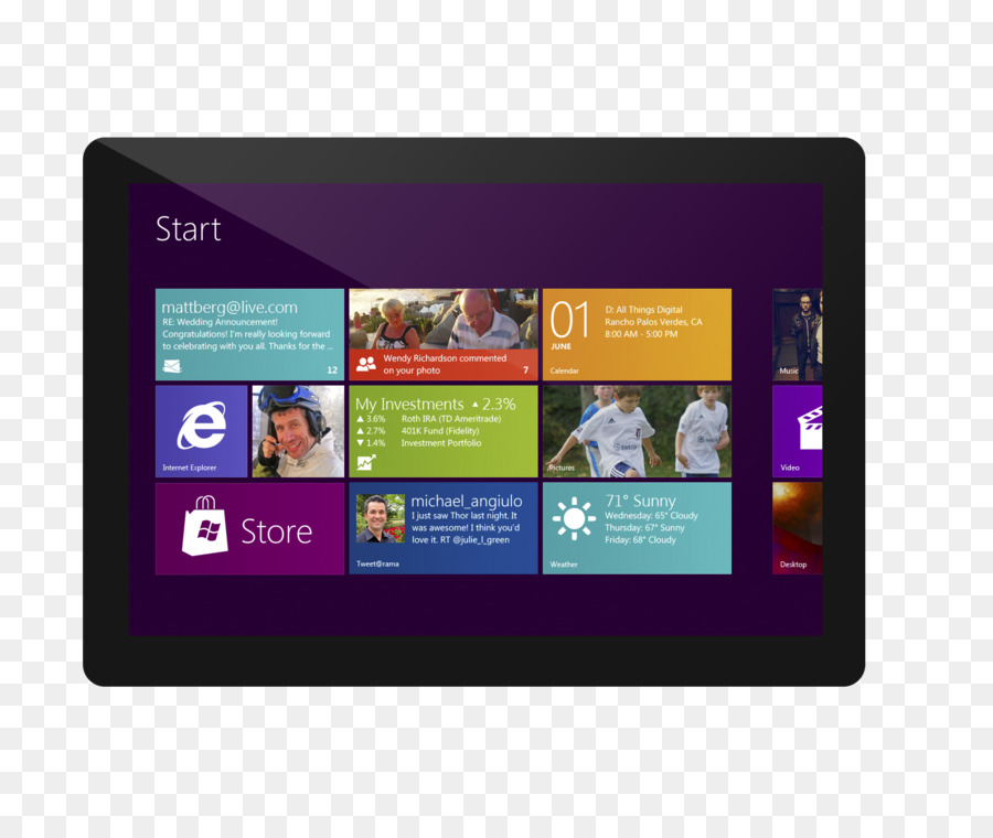 Windows 8，Ordinateur Portable PNG