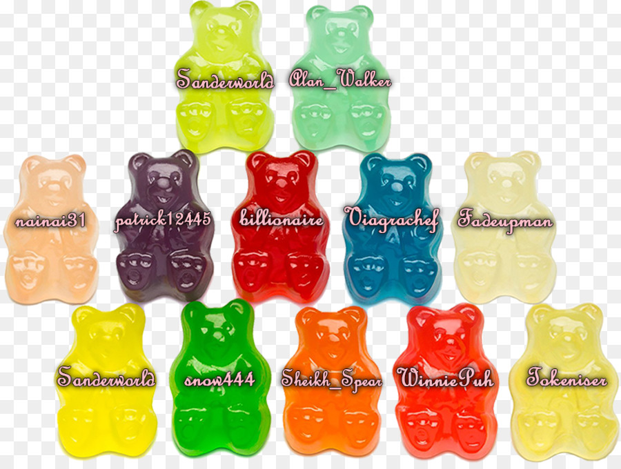 Gummi Bonbons，Ours Gommeux PNG