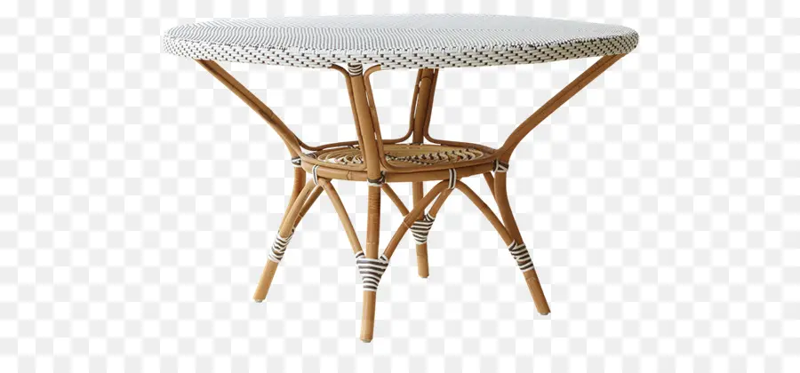 Table En Rotin，Meubles PNG