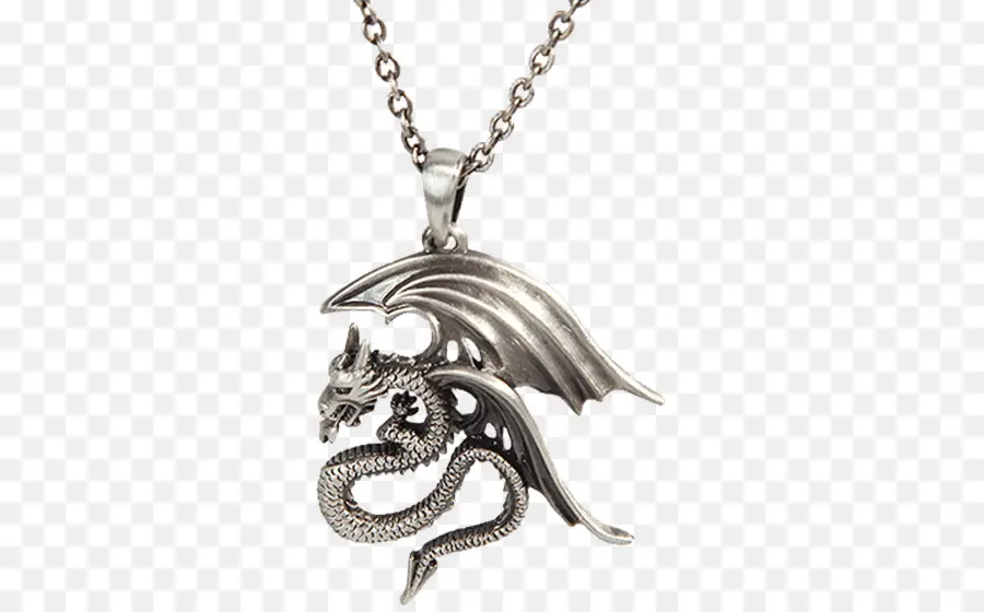 Pendentif Dragon，Collier PNG