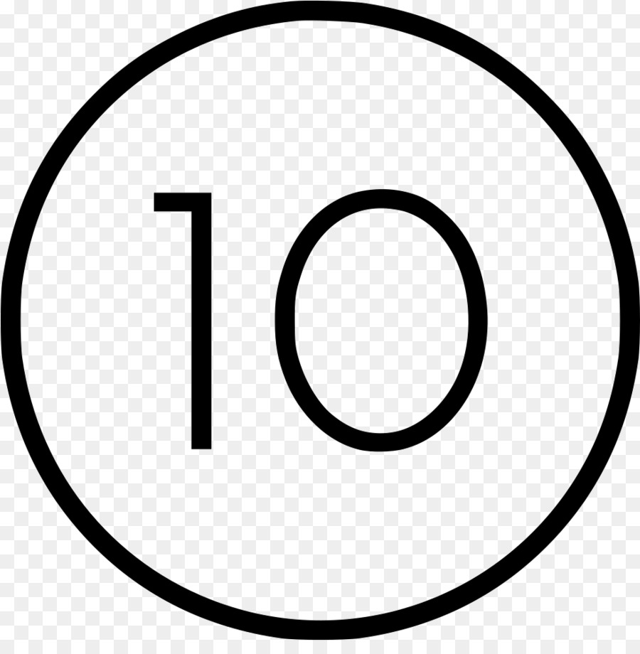 Numéro 10，Dix PNG