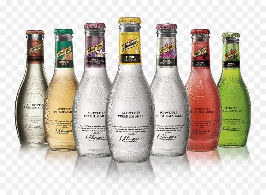 Bouteilles Schweppes，Boissons PNG