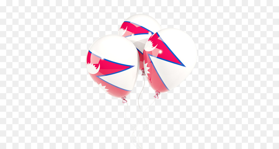 Ballons Drapeau Du Népal，Ballons Blancs PNG