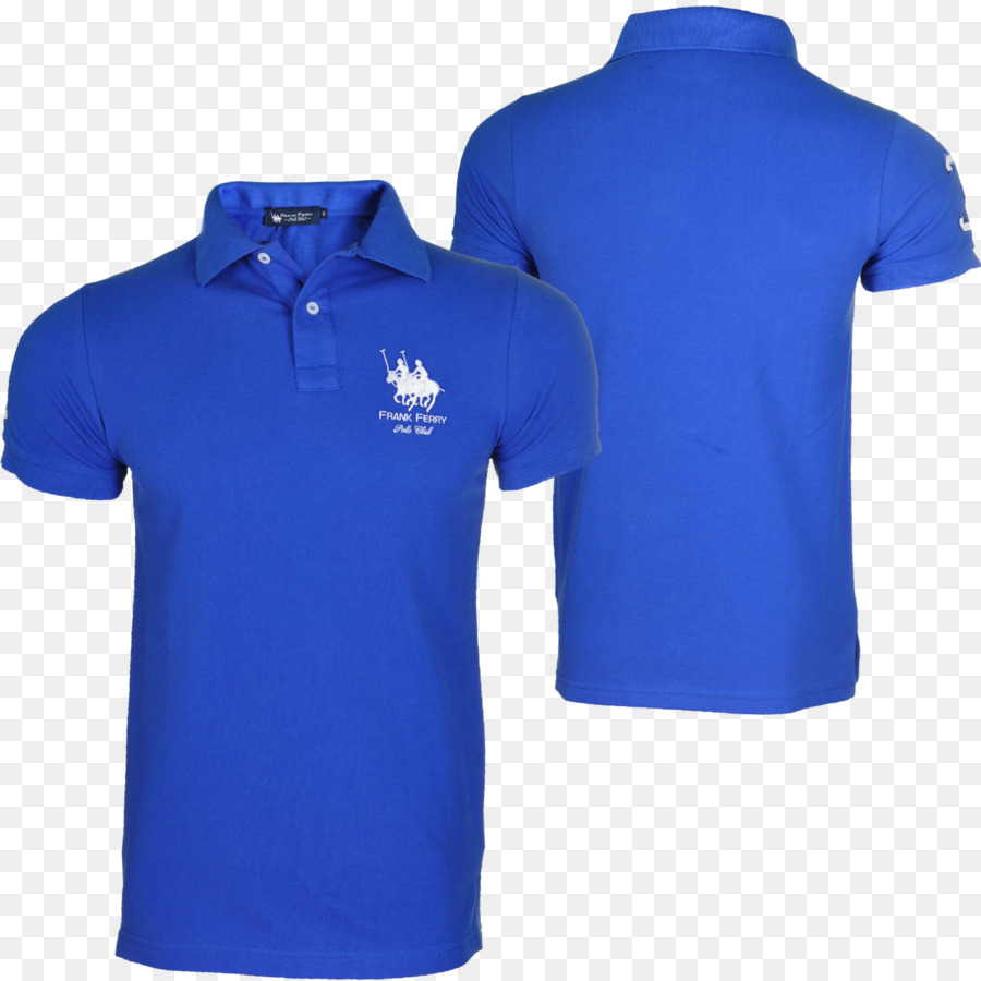 Chemise Polo，Bleu PNG