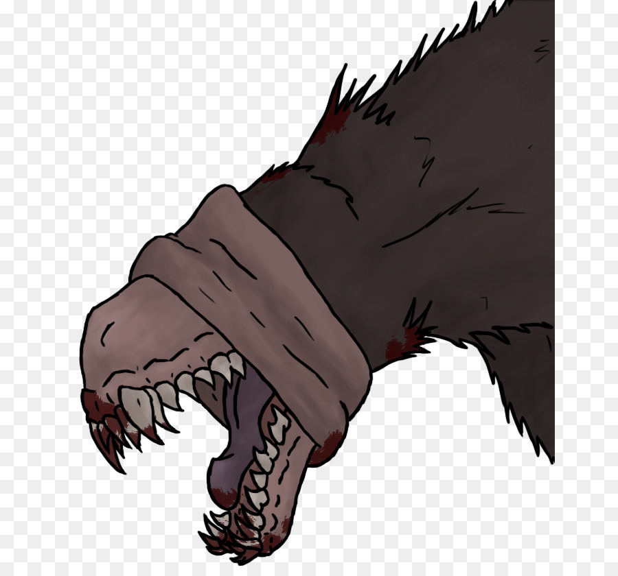 Monstre De Dessin Animé，Dents PNG